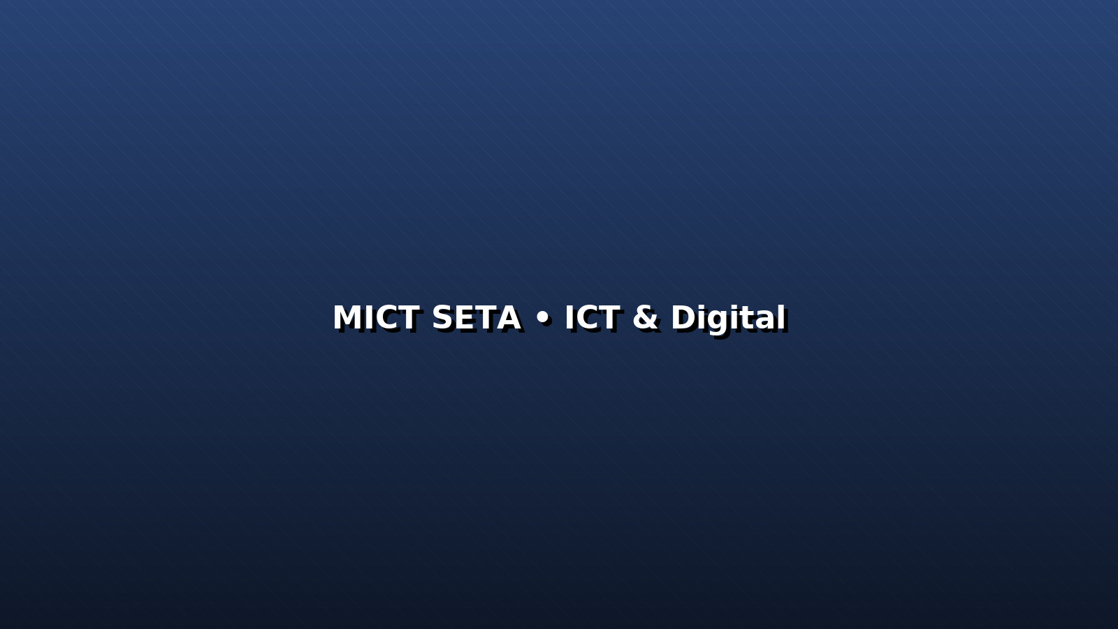 ICT & Digital – MICT SETA