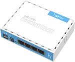 MikroTik hAP lite - 2.4GHz desktop Wi-Fi Router - mountable