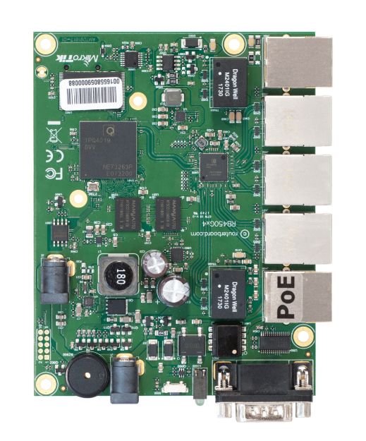 MikroTik RouterBOARD 450Gx4 with 5 GB LAN ports and 1 microSD slots *No Enclosure