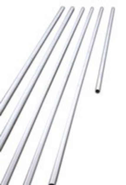 50mm Aluminium Pole - 6m - 5mm Sidewall