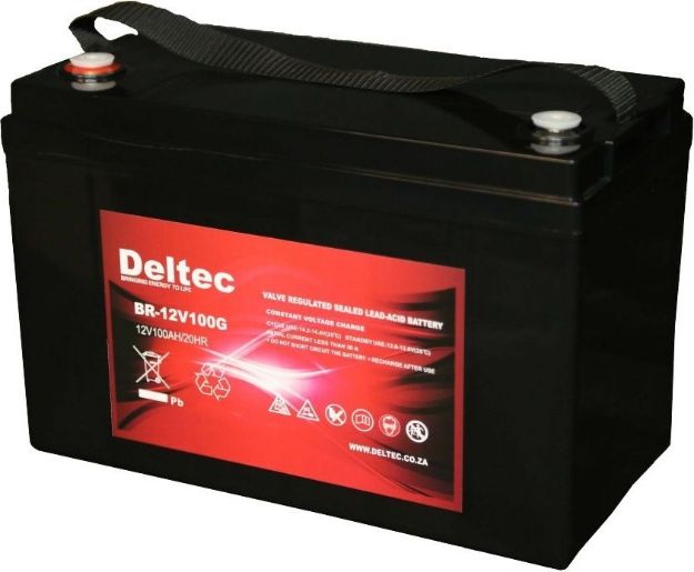 Deltec AMG 12V 100Ah Gel Battery | DT-12-100G