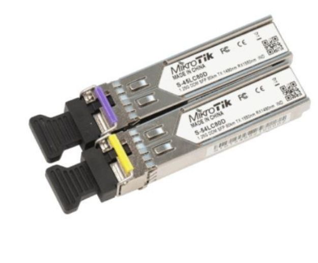 MikroTik Single-mode SFP Module 80Km Dual LC-Connector | MT-RBSFP-SM-81
