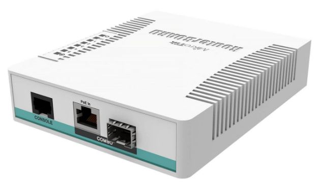 MikroTik Cloud Router Switch 5 Port SFP 1 PoE/SFP Port | CRS106-1C-5S
