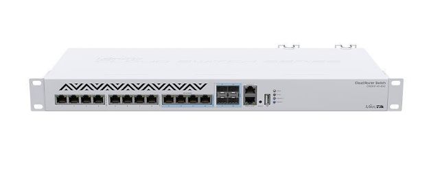 MikroTik CRS 8 Port 10Gbps 4SFP+/10Gbps Ports | CRS312-4C+8XG-RM