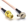 120mm adaptor cable TS9 plug to SMA female.