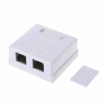 Acconet CAT6 Dual RJ45 Wall Box | CAT6-BOX-2