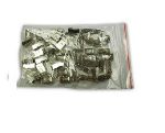 CAT5e RJ45 Connectors, Shielded, Stranded/Solid Core, 50 Pack