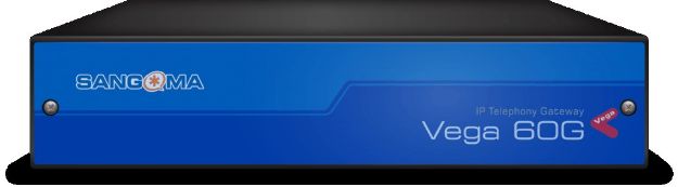 Sangoma - Vega 60, 4 Port FXS telephone port and 4 Port FXO trunk ports, VoIP Gateway.