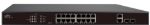 UNV - 16 Port PoE Switch, supports EXTEND Mode up to 250M