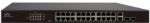 UNV - 24 Port 10/100 PoE Ethernet switch supports EXTEND Mode up to 250M