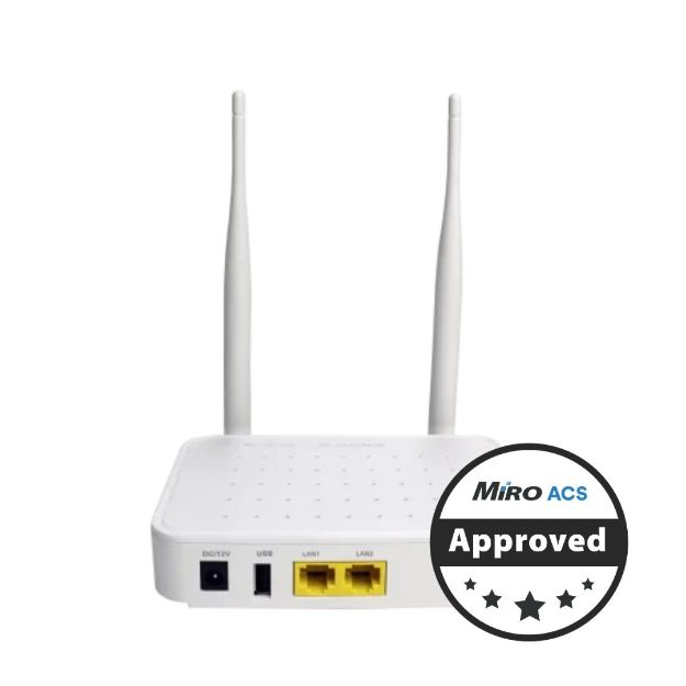 BDCOM xPON ONU/ONT, 1 x GB, 1x FE, 300Mbps Wireless, 1 x USB port