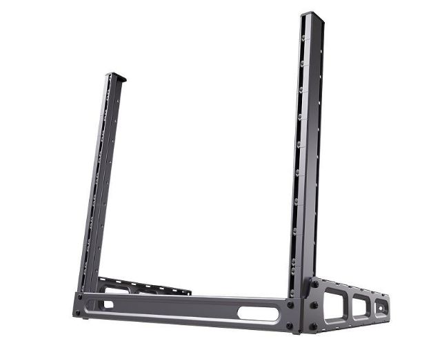 MikroTik 19-inch, 10U Desktop Rack holder with adjustable angles