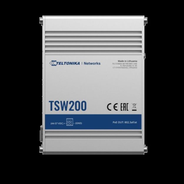 Teltonika 8-Port Gigabit PoE+ Ethernet Switch | TSW200