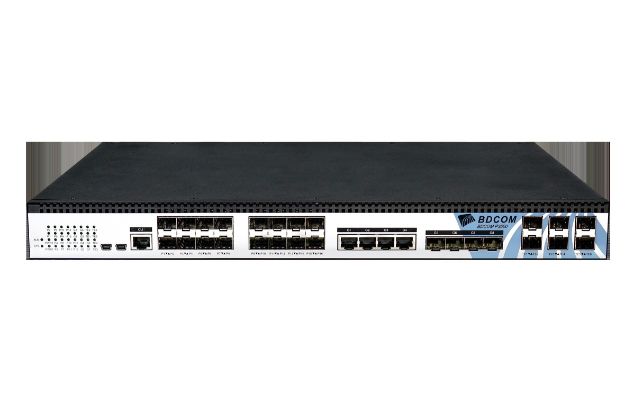BDCOM 16 Port EPON L3 OLT Headend - Dual Hot-Swap PSU