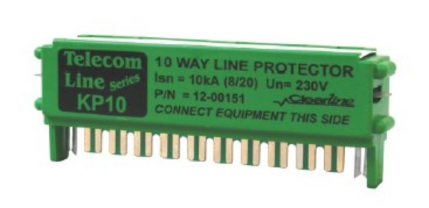 Clearline 10 Way analogue signal line protector