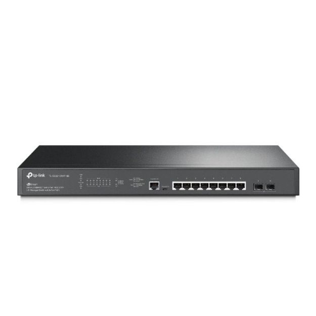 TP-Link JetStream L2+ Managed Switch with 8-Port 2.5G POE and 2-Port 10GE SFP+