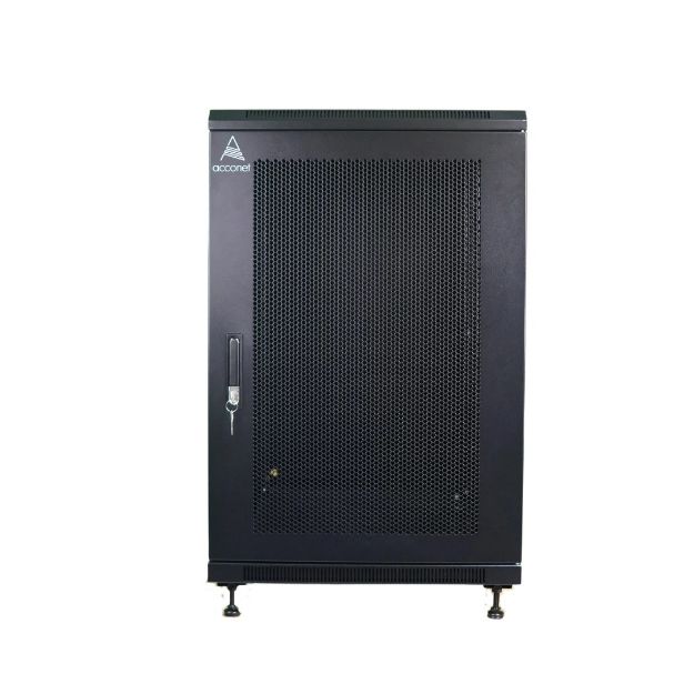 Acconet 18U Unassembled Floor Standing 600mm Cabinet Perforated