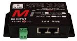 Micro Instruments Gb DC PoE Injector, 12V in 24V out, 30W Max