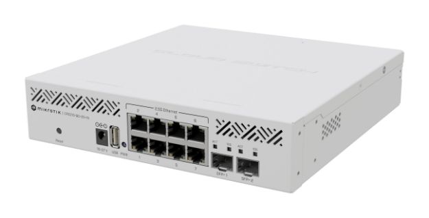 MikroTik CRS310-8G+2S+IN 8 Port 2.5Gbe Cloud Router Switch with SFP+