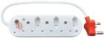 Acconet 6-Way Multiplug with 3x 16A SA and 3x 5A 2 Pin Sockets | AC-MPLUG-SURGE-6