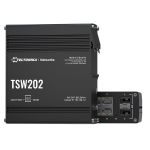 Teltonika 8-Port Industrial Managed PoE+ Switch | TSW202